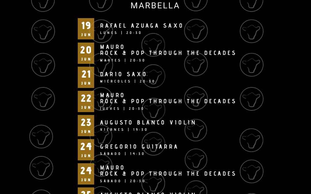 Programa de música 19 de junio
