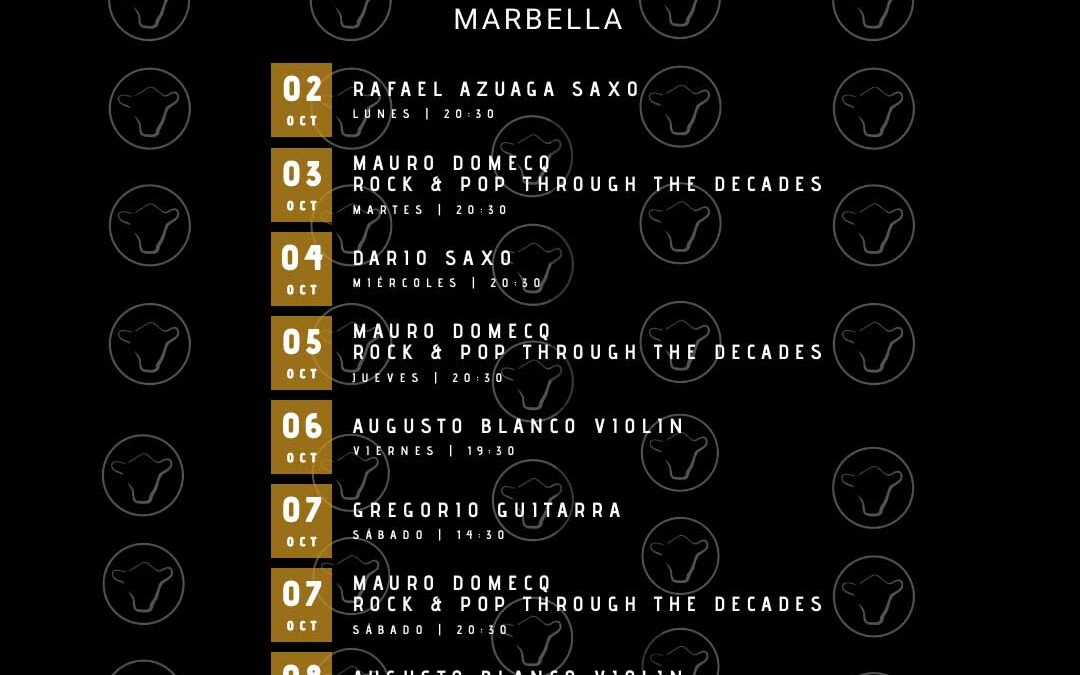 Octubre ya está aquí. También lo es la música.