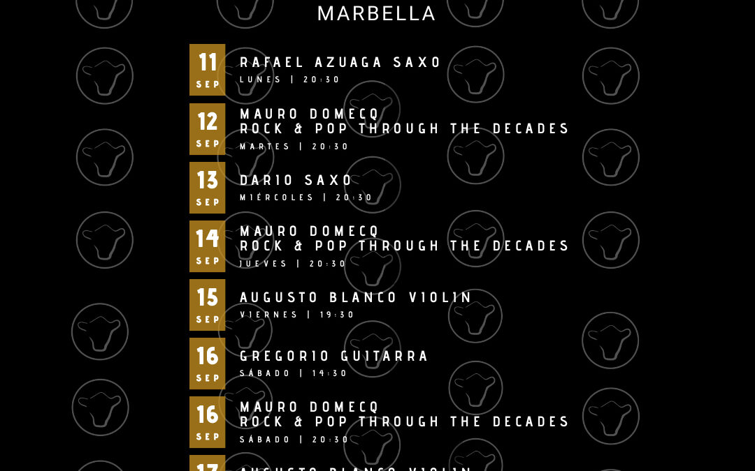Música en ANGUS el 11 de septiembre