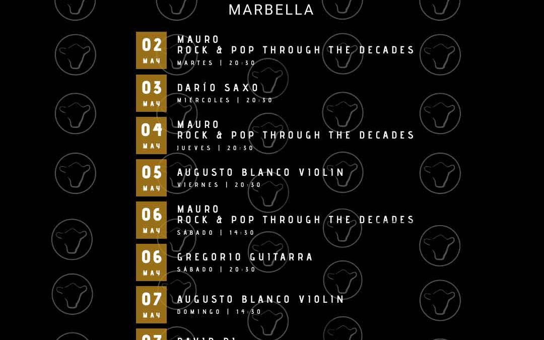 MÚSICA EN VIVO-1 de Mayo