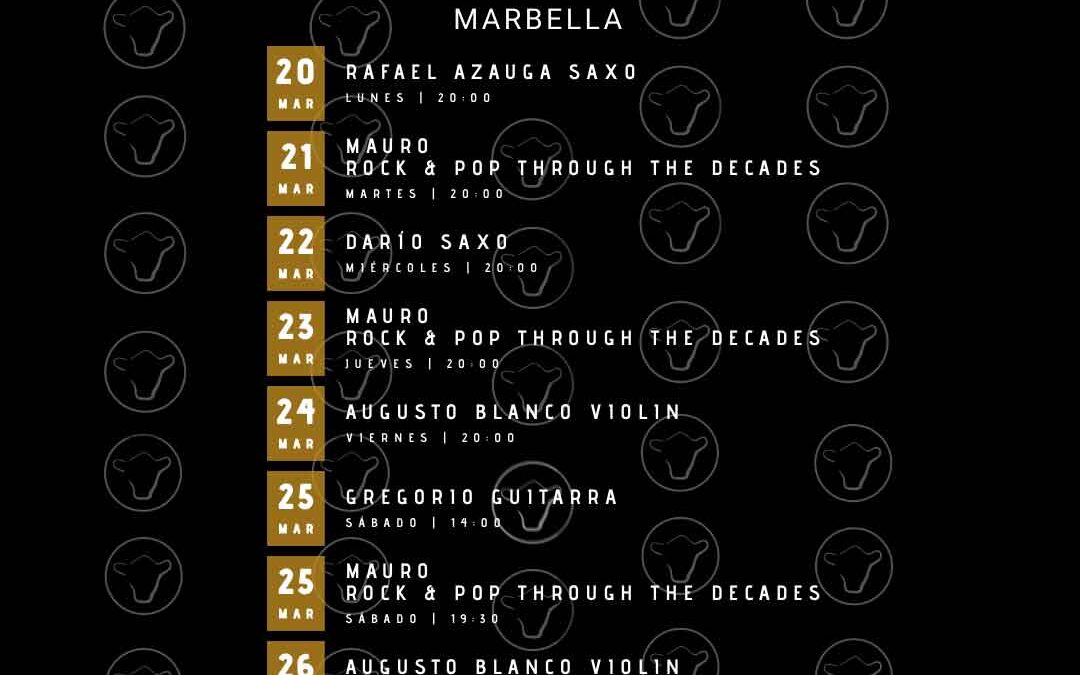 MÚSICA EN VIVO-20 de marzo